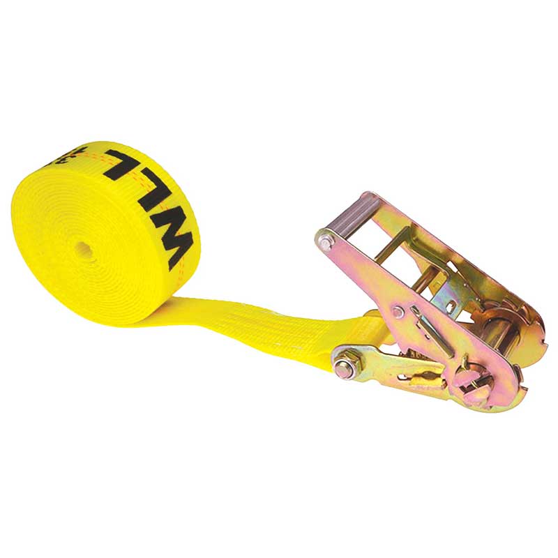 2 X 20' Yellow Heavy-Duty Endless Ratchet Strap